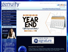 Tablet Screenshot of genuityconcepts.com
